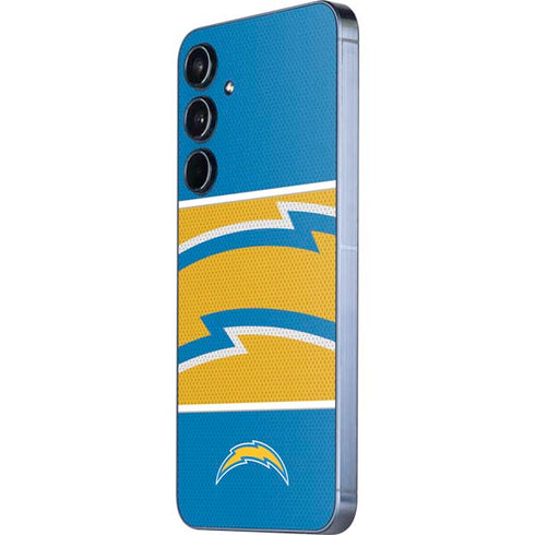 NFL Los Angeles Chargers Zone Block Galaxy A35 5G Skin